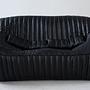 Sandra 2-Sitzer Madras-Leder Schwarz 0