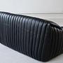 Sandra 2-seater Madras leather Black 2