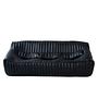Sandra 3-Sitzer Madras-Leder Schwarz 0