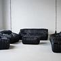 Sandra Ottomann Madras Leather Black 3