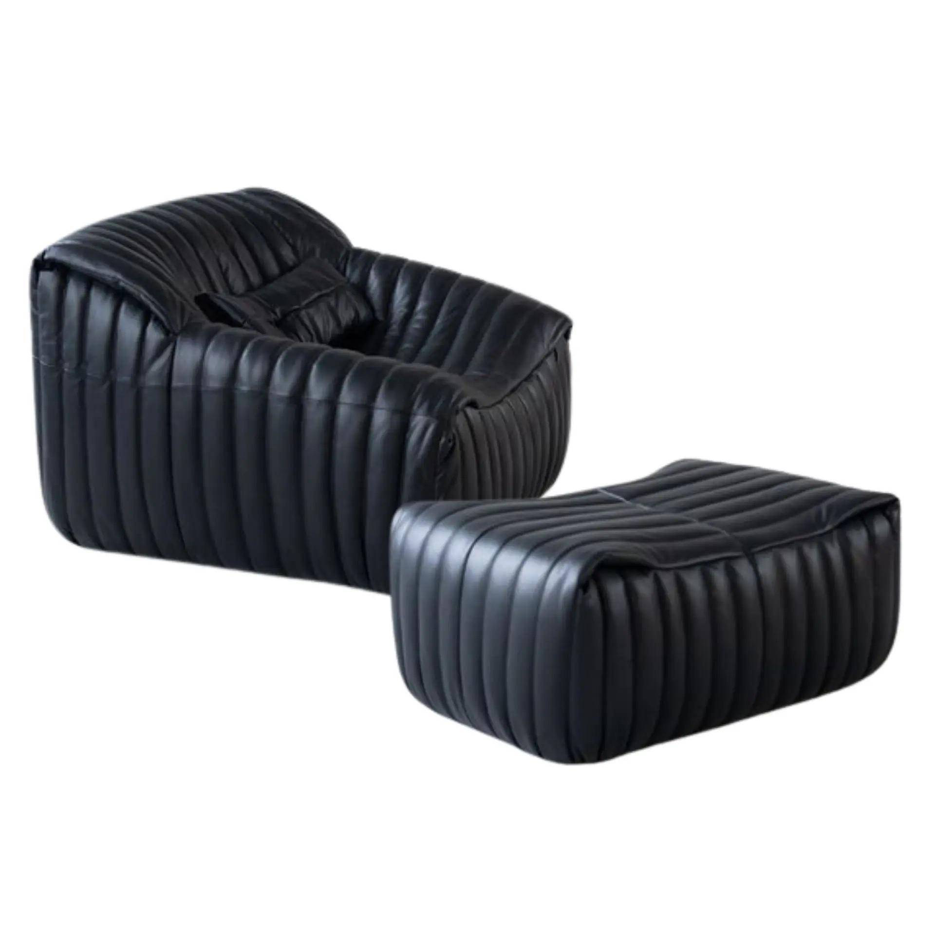 Sandra Lounge Set 2-piece. Smooth leather Folk Brown 0