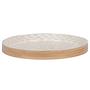 Tray Tray Bamboo Beige Ø 40cm 1
