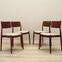 4x Chair Set Multicolored 1970s 4