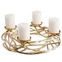 Adentskranz ADVENT Aluminium Gold 0