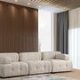 Doblo Modular Sofa 3-Seater Cream Bouclé 1