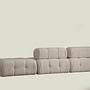 Doblo Modular Sofa 3-Seater Cream Bouclé 3