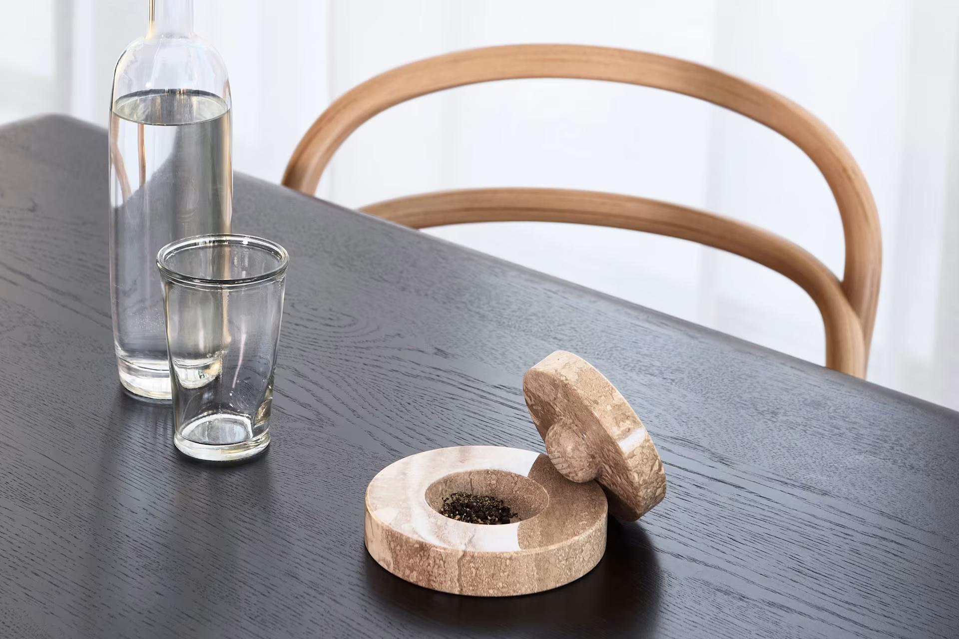 Bianco Table Mortar Carrara Marble White 3