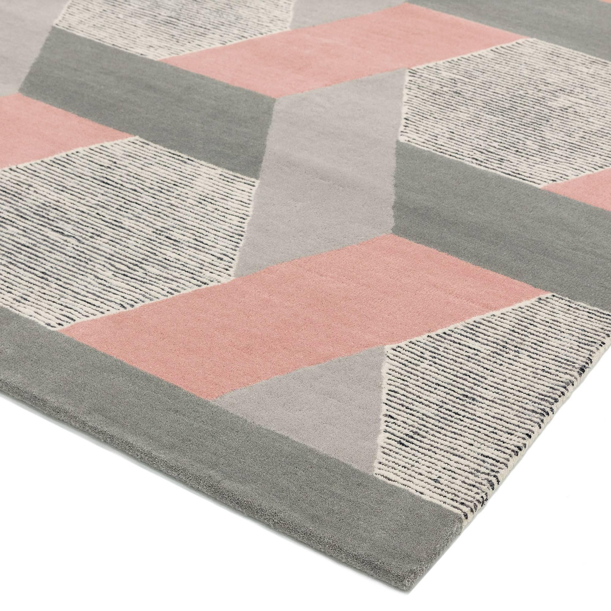 Camden Carpet Wool Pink 120x170cm 3