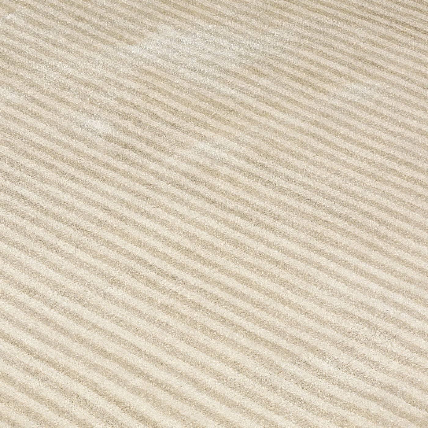 Chrome Stripe Rug Cream 180x120cm 2