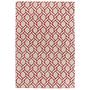 Nexus Fine Lines Rug Silver Red Wool 230x160cm 0