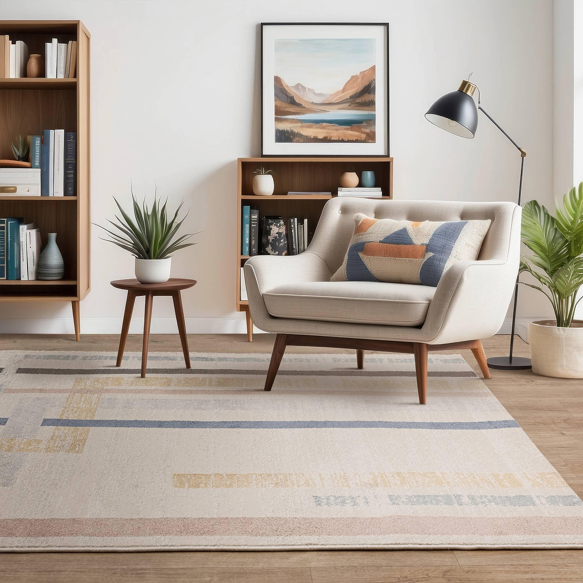 Carpet Multicolor Abstract Pattern 120x160cm 1