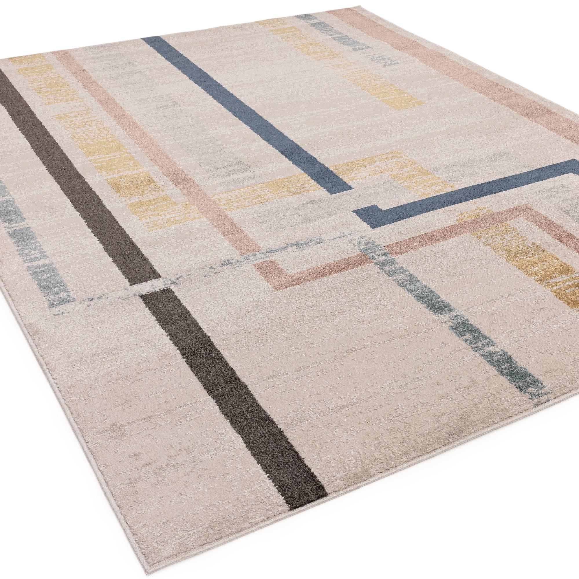 Carpet Multicolor Abstract Pattern 120x160cm 2