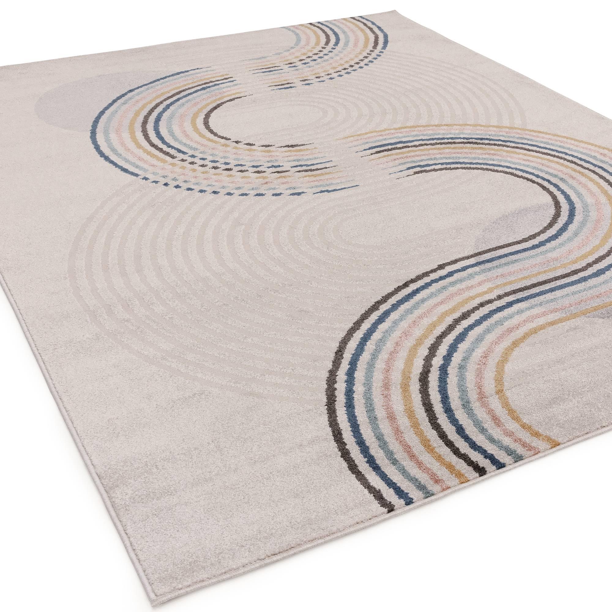 Carpet Multicolor Abstract Pattern 120x160cm 3