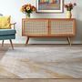Viva Carpet Yellow Abstract Pattern 160x220cm 1