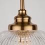 Moon pendant light 1-flame type C clear glass aluminum 4