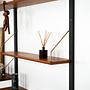Module shelf teak brown 1960s 8