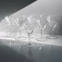 Set di decanter in cristallo trasparente anni '80 6