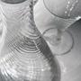 Decanter set Crystal Transparent 1980s 4