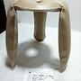 Plopp Standard Hocker Stahl Beigegrau RAL 7006 Matt 0