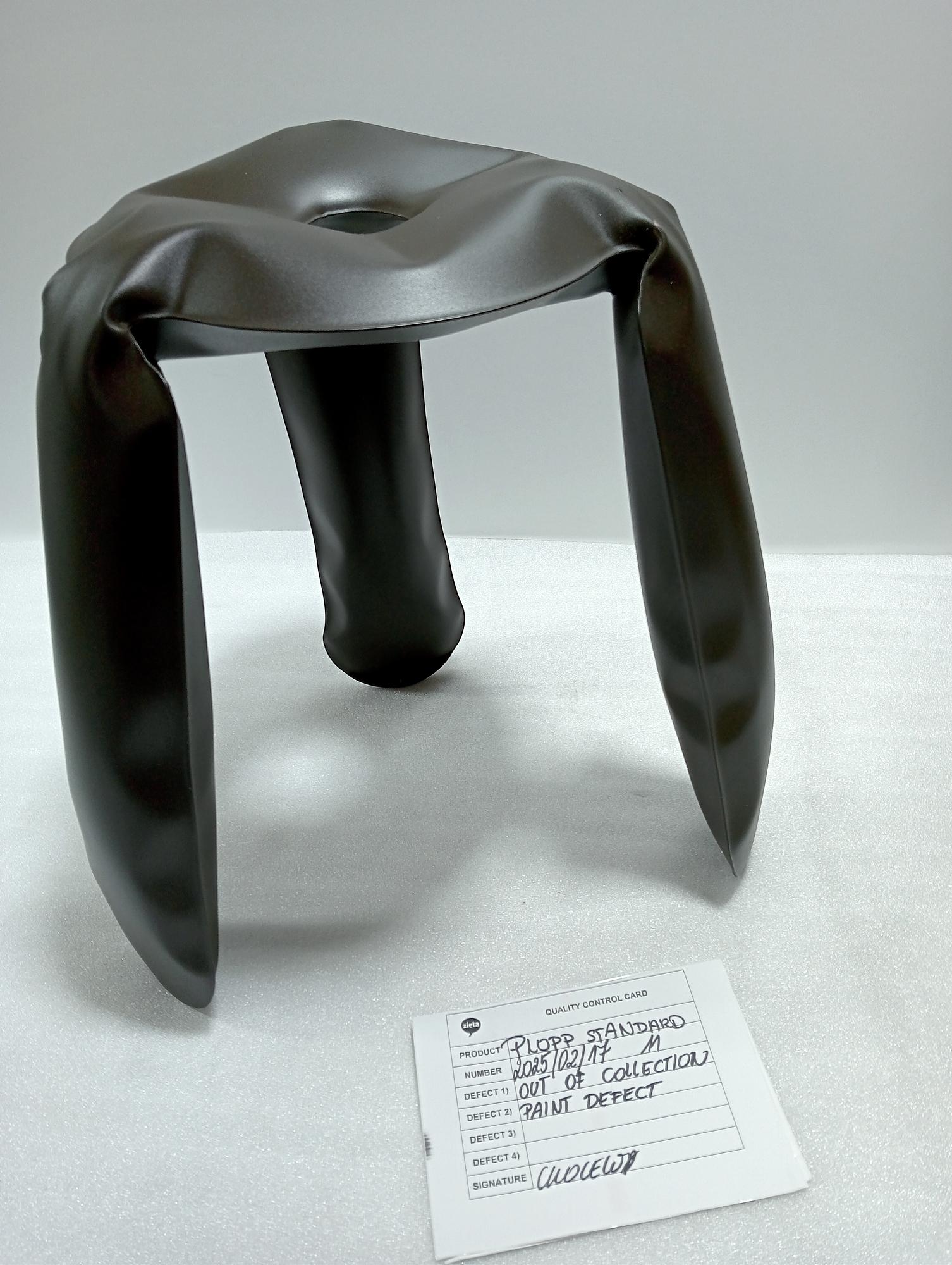 Plopp Standard Stool Steel Brown Matt 0