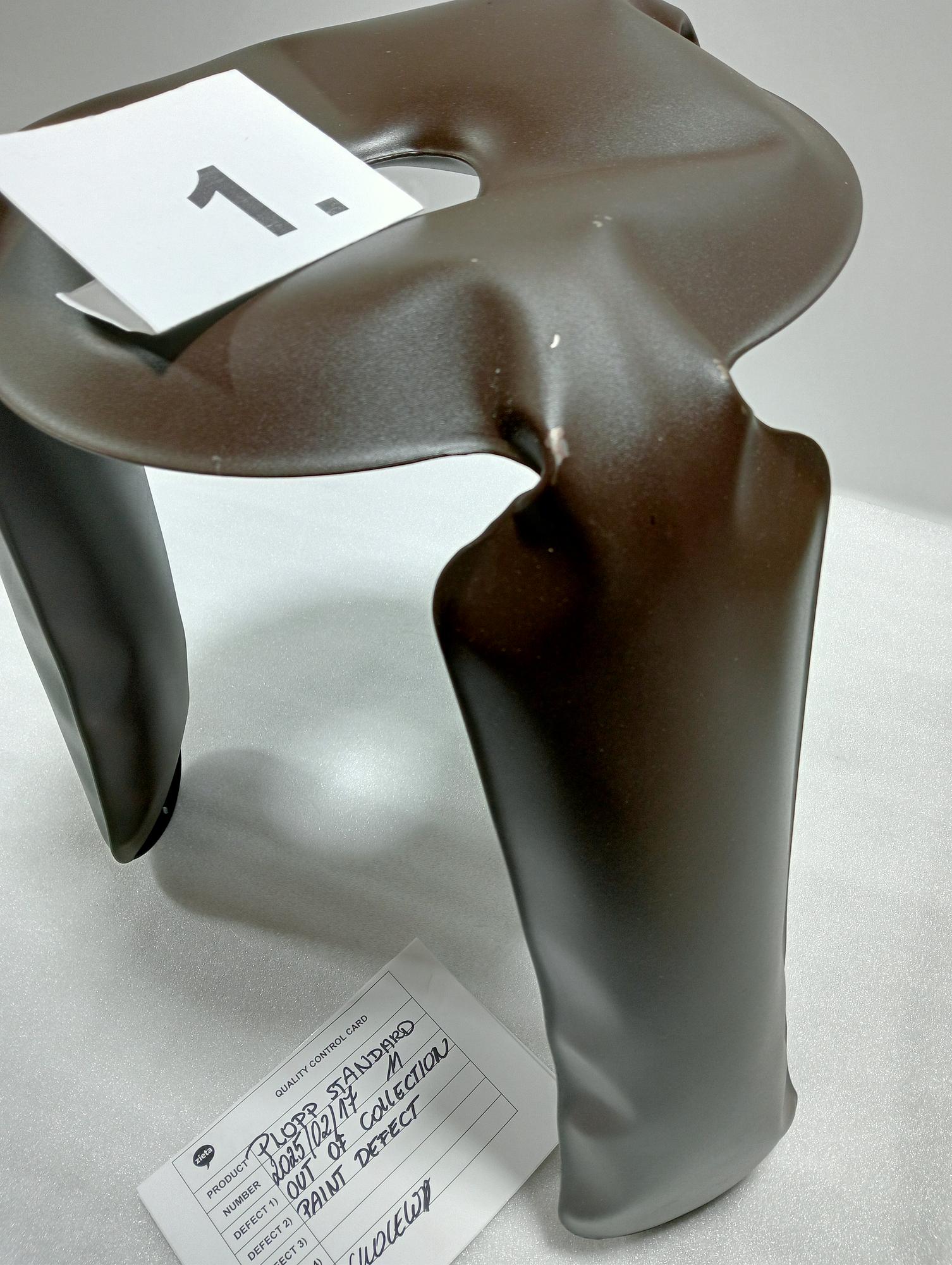 Plopp Standard Stool Steel Brown Matt 1