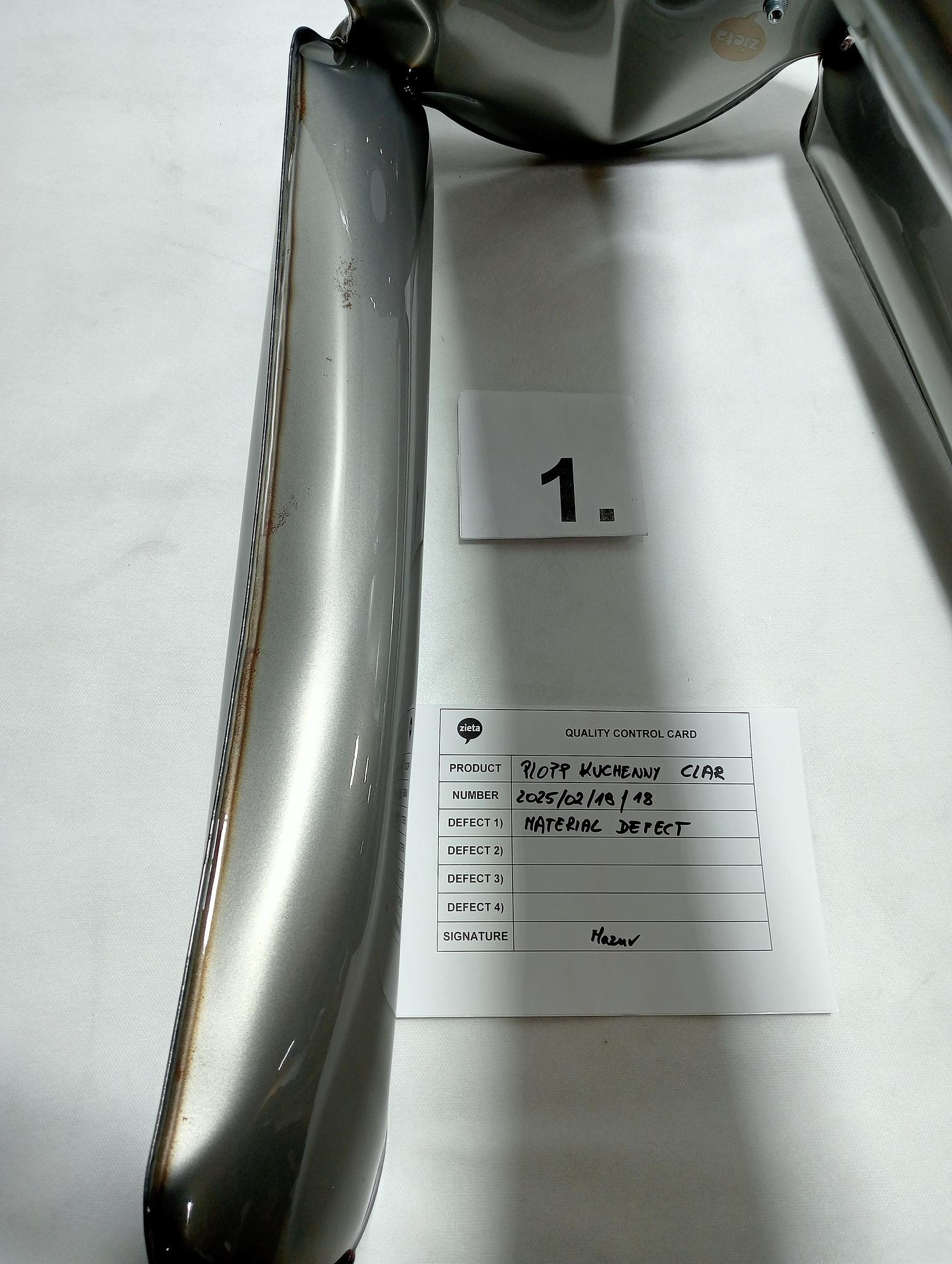 Plopp Kitchen stool Steel Raw Coated 4