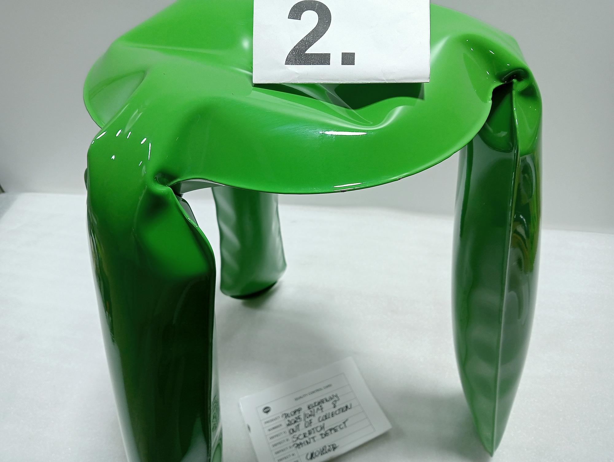 Plopp Kitchen stool Steel Green 2