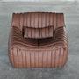 Togo Armchair Smooth Leather Folk Brown 0
