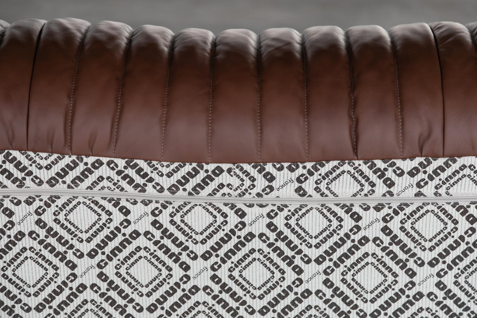 Sandra Sofa 2-Sitzer Glattleder Folk Brown 7