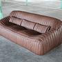 Sandra Sofa 3-Sitzer Glattleder Folk Brown 2