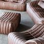 Sandra Lounge Set 2-piece. Smooth leather Folk Brown 3