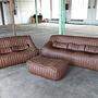 Sandra Lounge Set 2-tlg. Glattleder Folk Brown 3