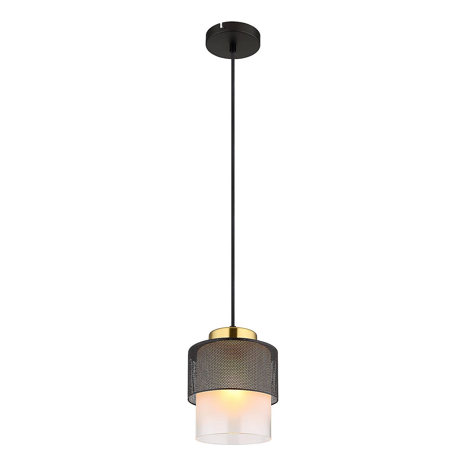 Pendant Light Olga Satin Glass Iron 3