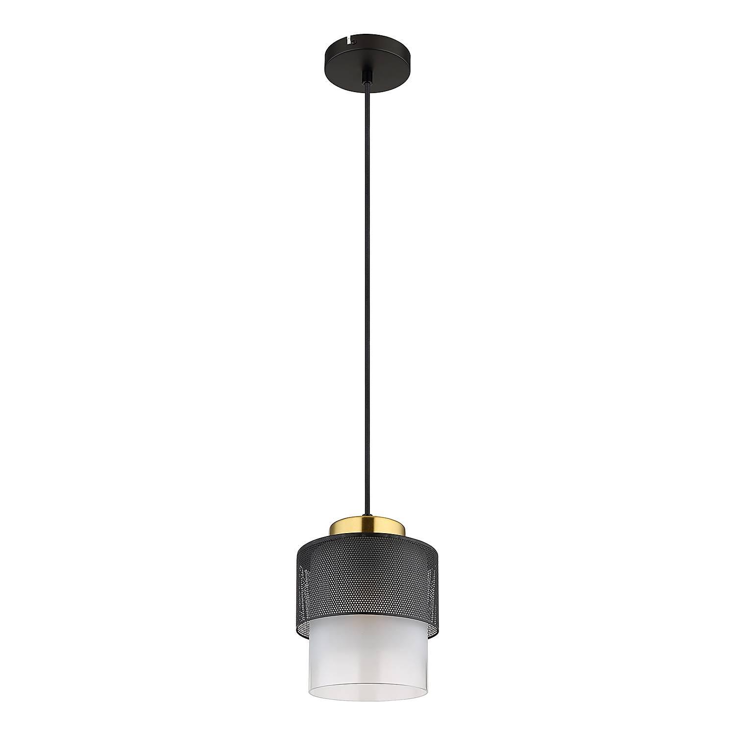 Pendant Light Olga Satin Glass Iron 4