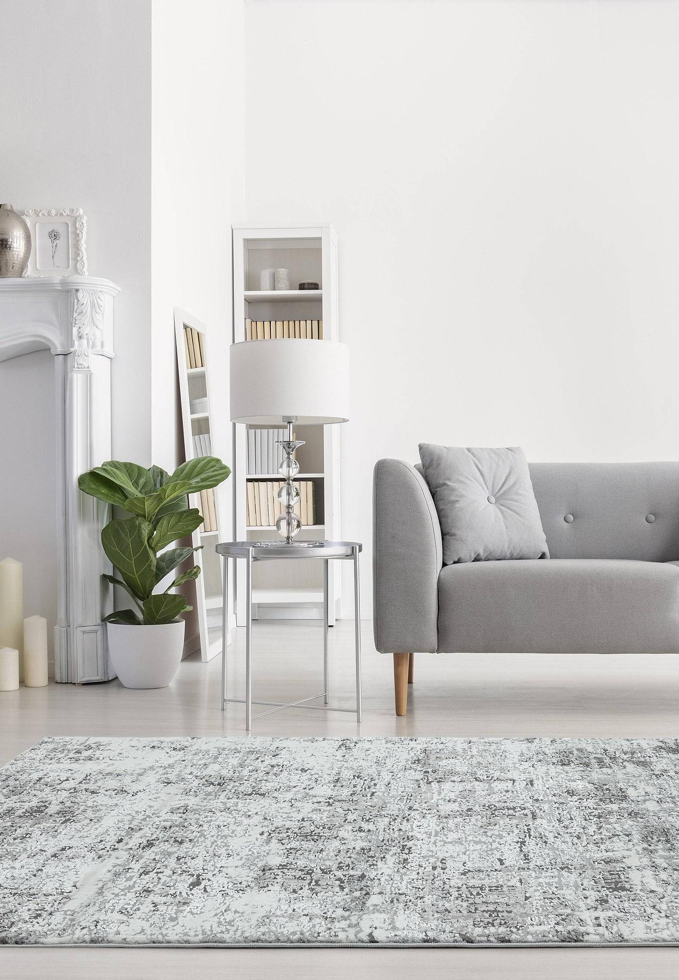 Orion Silver Metallic Teppich 120x170cm 1