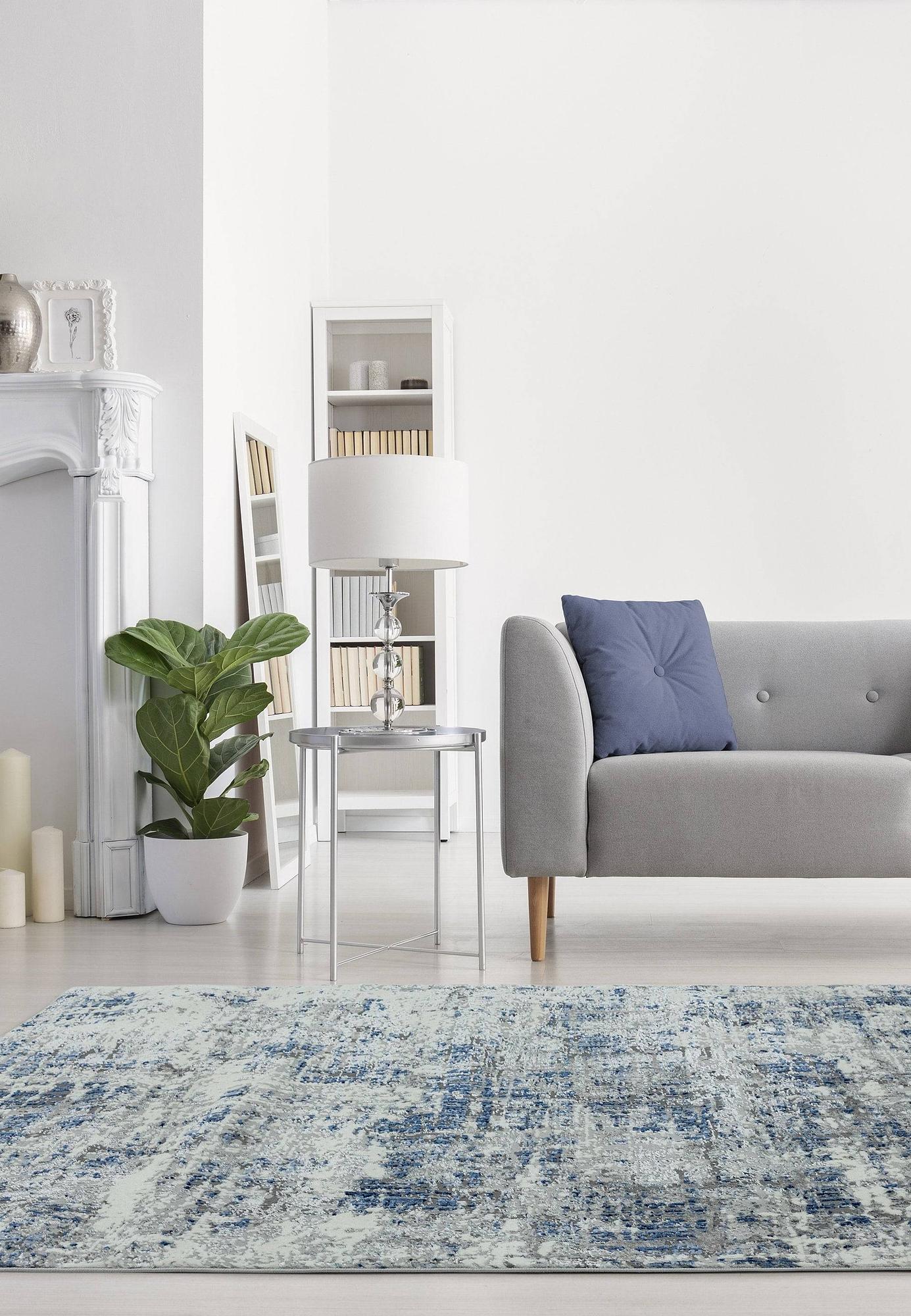 Orion Blau Metallic Teppich 200x290cm 1