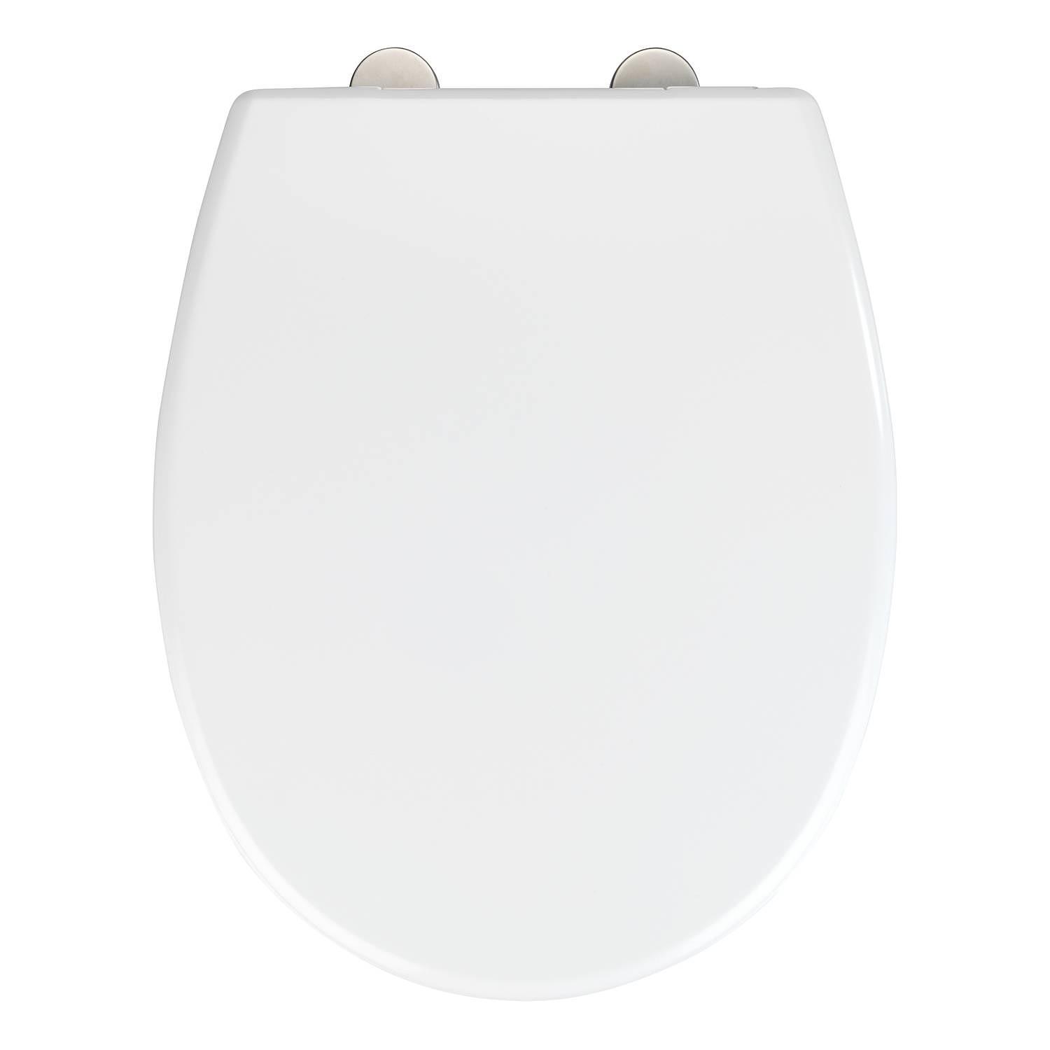 WC-Sitz Vorno Neo Edelstahl Weiß 0