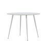 Plaza Esstisch Grau ⌀100cm 1