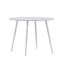 Plaza Dining table Grey ⌀100cm 5