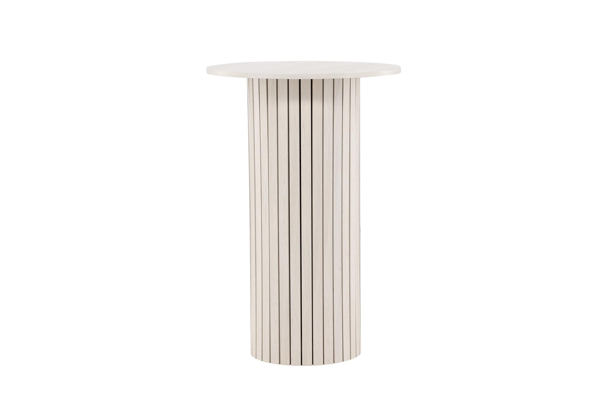 Härön Bartisch Whitewash ⌀70cm 1