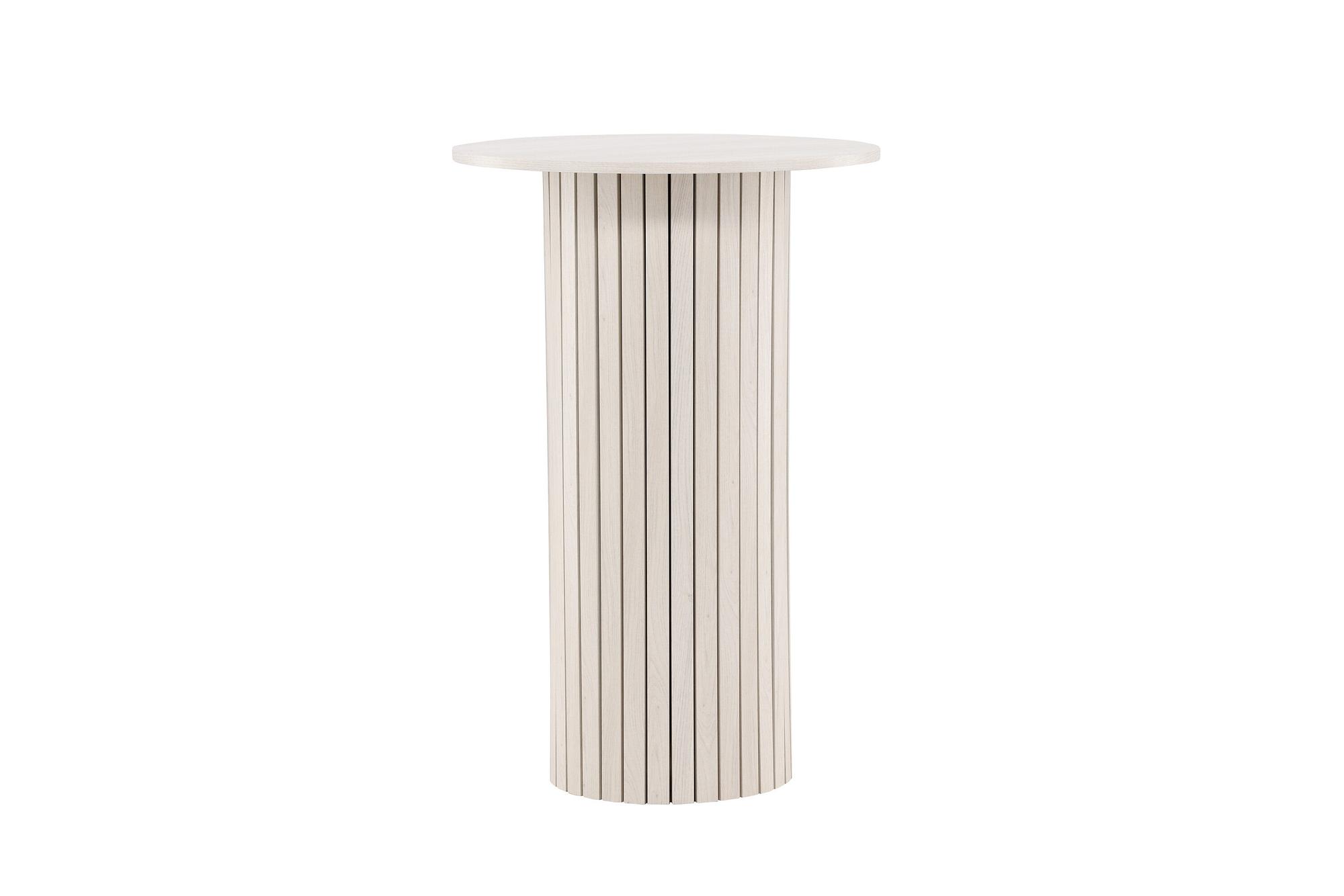 Härön Bar table Whitewash ⌀70cm 2