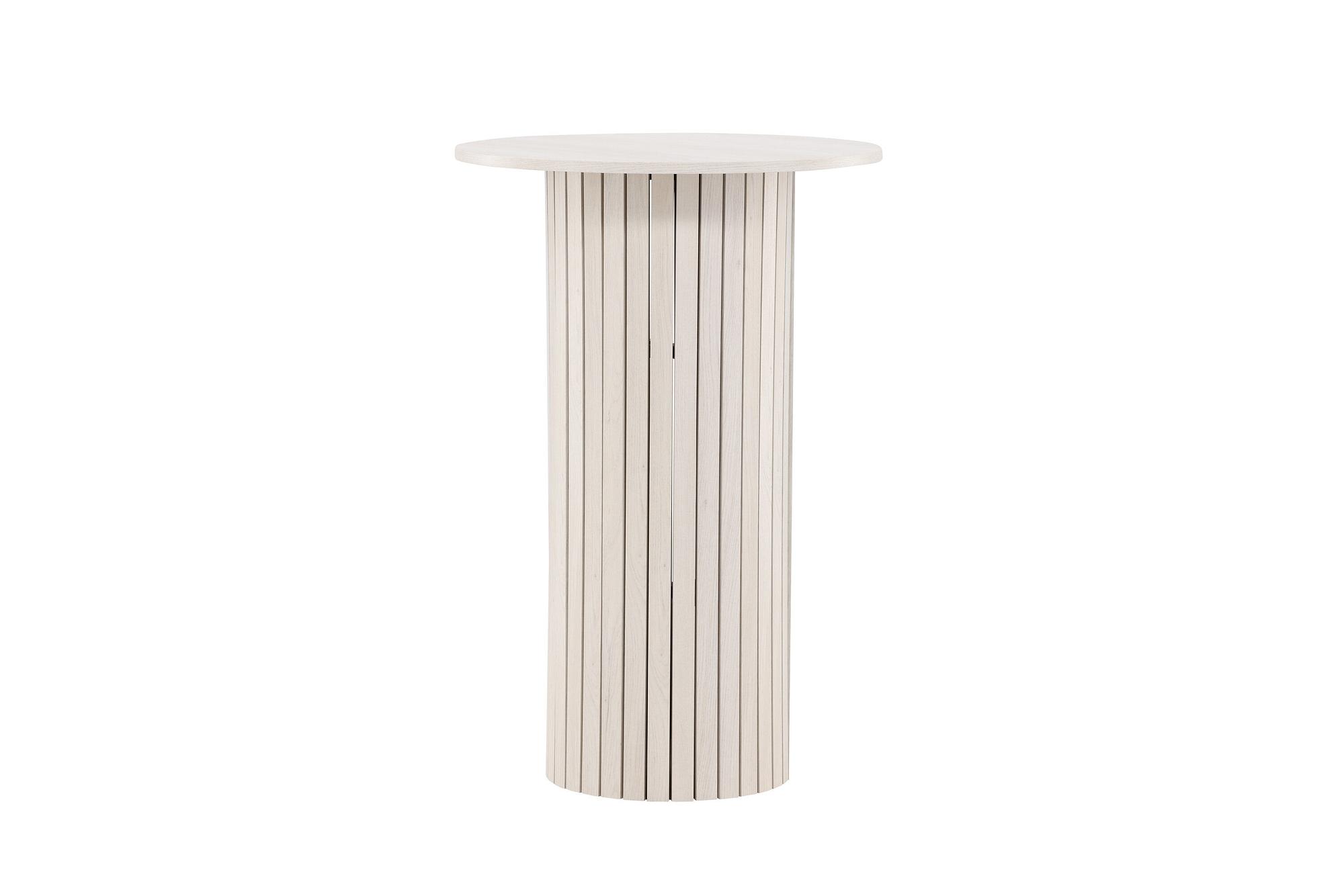 Härön Bar table Whitewash ⌀70cm 5