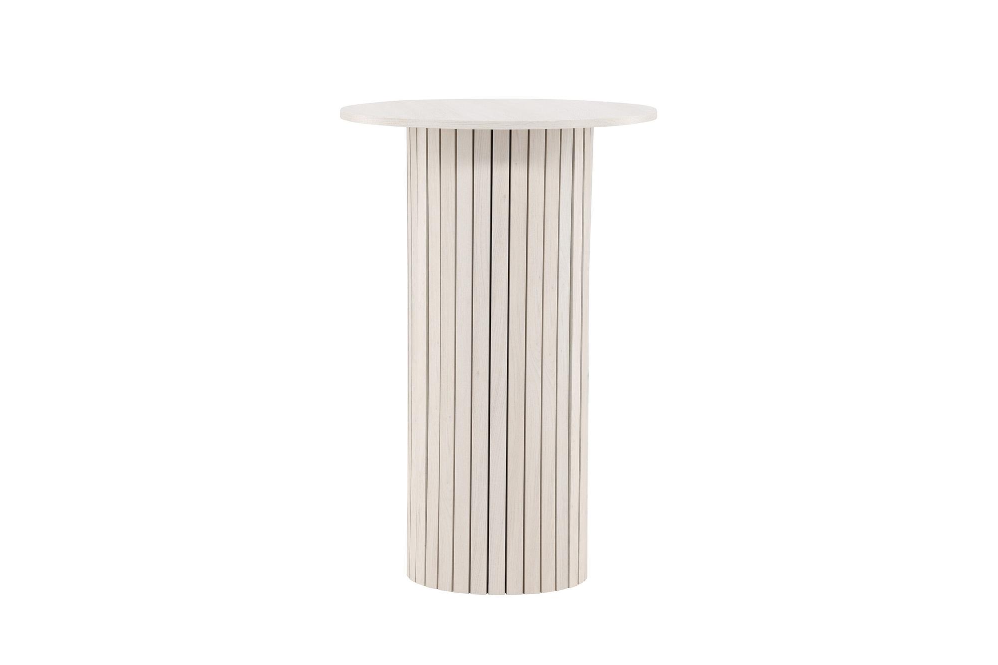 Härön Bar table Whitewash ⌀70cm 6