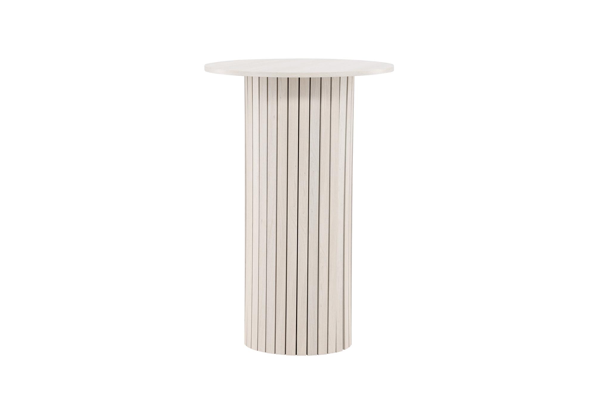 Härön Bar table Whitewash ⌀70cm 7
