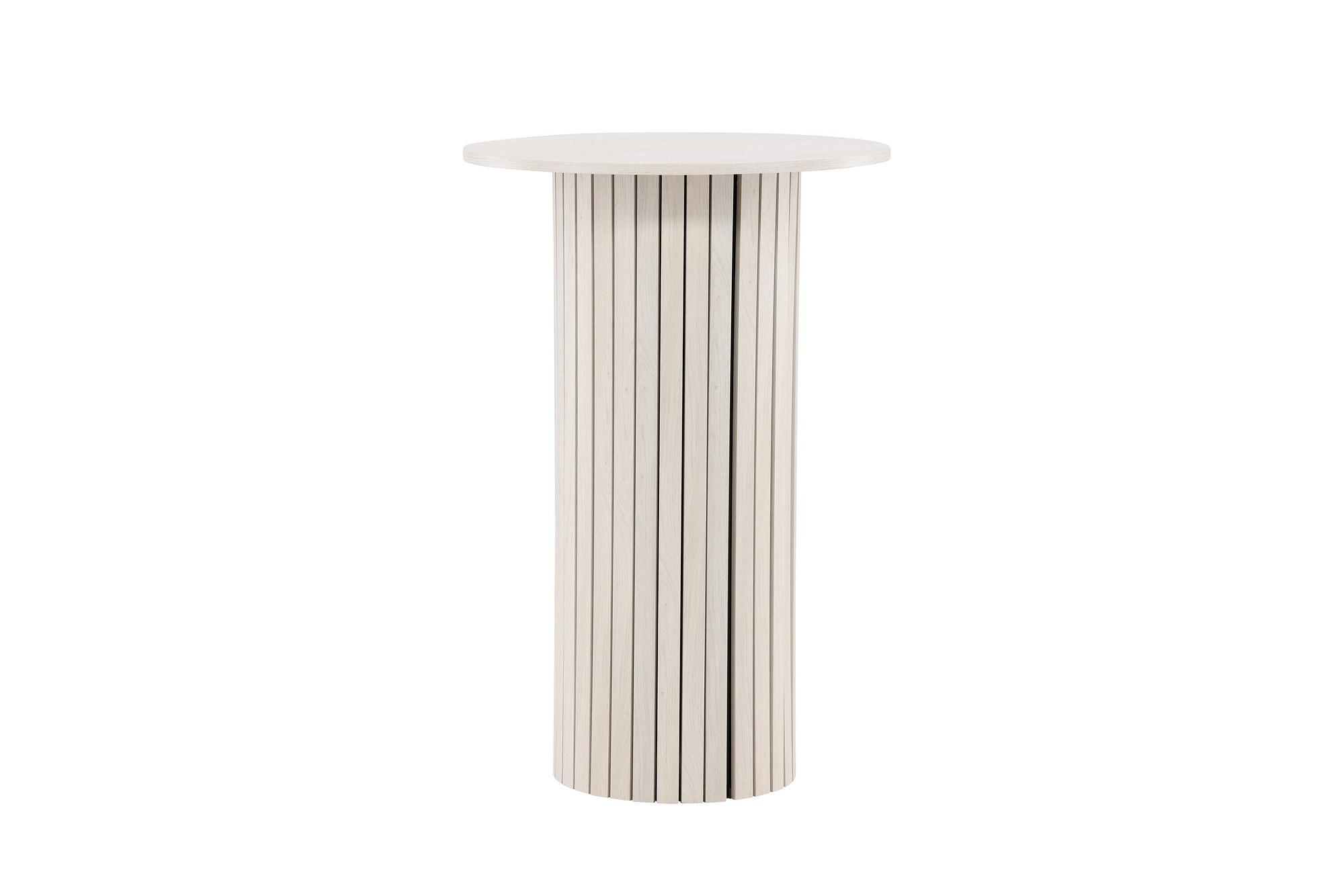 Härön Bar table Whitewash ⌀70cm 8