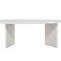Grönvik Dining Table White Concrete Look 220x100cm 6