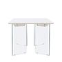 Ester Dining Table Glass Concrete look 100x180cm 3