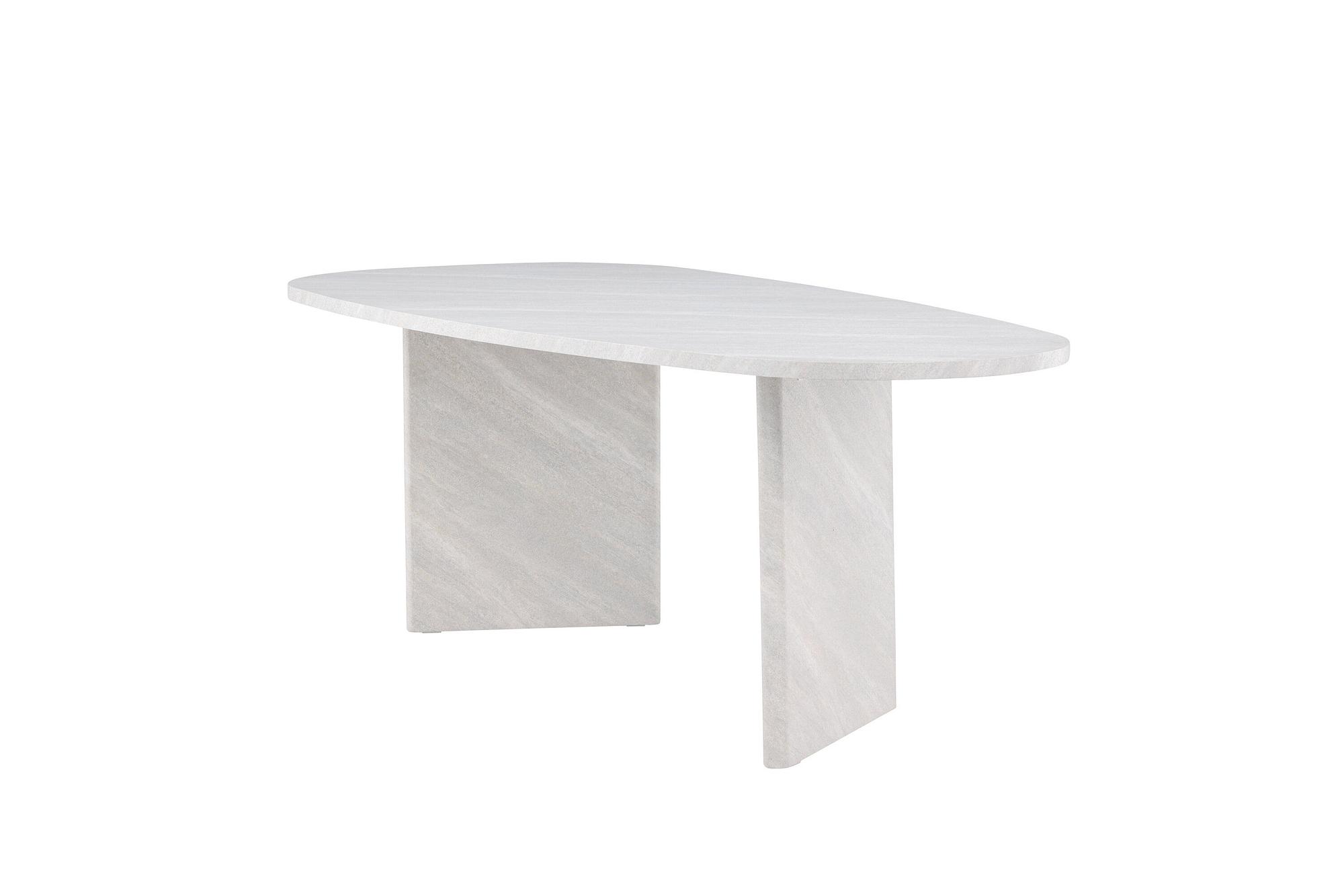 Grönvik Dining Table White Concrete Look 220x100cm 8