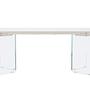 Ester Dining Table Glass Concrete look 100x180cm 6