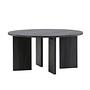 Askerön Coffee table FSC Black ⌀80cm 1
